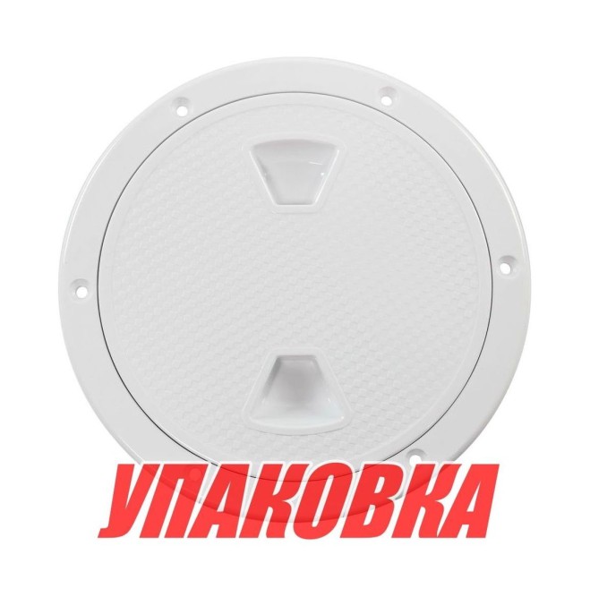 Лючок палубный 4", белый, Marine Rocket (упаковка из 10 шт.)