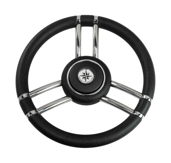 Рулевое колесо Osculati, диаметр 350 мм, цвет черный