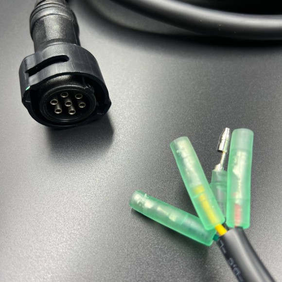 Дистанционное управление Yamaha 703 NEW (Без кнопки гидроподъема) (Толкающая) (7Pin) (PWB)