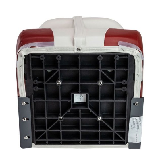 Кресло мягкое складное Craft Pro, обивка винил, цвет белый/красный, Marine Rocket