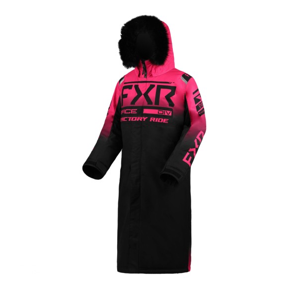 Пальто FXR Warm-Up Black/Fuchsia, XL