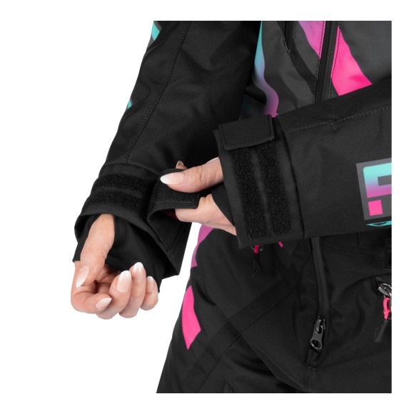 Комбинезон FXR CX F.A.S.T. с утеплителем Black/Mint-Electric Pink Fade, 4 Комбинезон FXR CX F.A.S.T. с утеплителем Black/Mint-Electric Pink Fade, 4