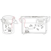 Насос аэратор портативный 350GPH 10 Series 12В (комплект)