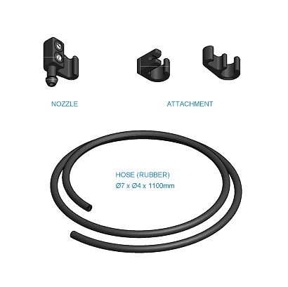 Форсунка омывателя стекла, для W10/W12, ROCA Форсунка омывателя стекла, для W10/W12, ROCA