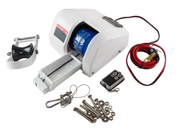 Лебедка якорная autoTRAC AUTODEPLOY 35SW, белая