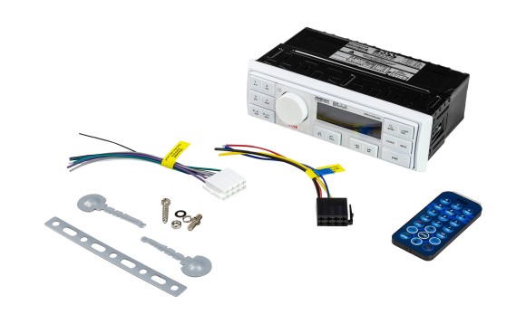 Морская магнитола 1DIN BOSS MR500UAB