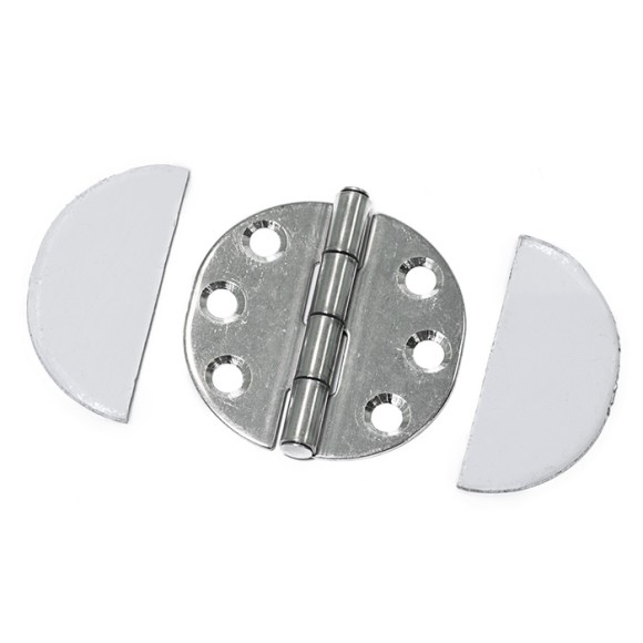 Петля неразъемная SUNFINE с накладками 65x2 мм, круглая Петля неразъемная SUNFINE с накладками 65x2 мм, круглая