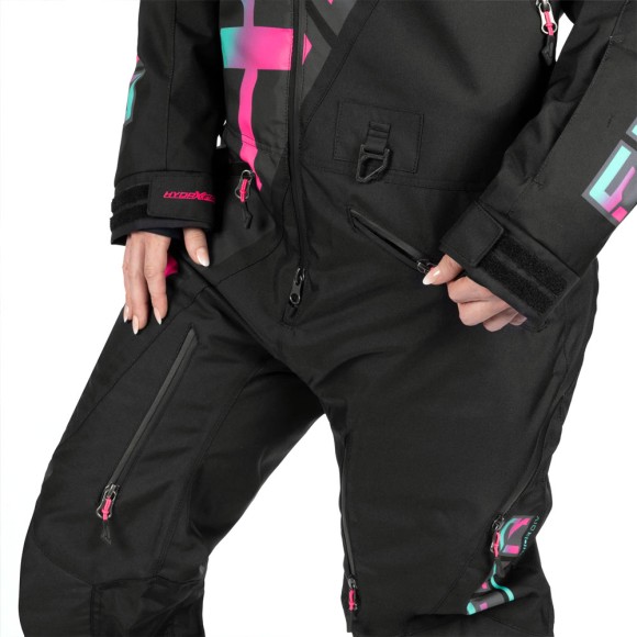Комбинезон FXR CX F.A.S.T. с утеплителем Black/Mint-Electric Pink Fade, 6