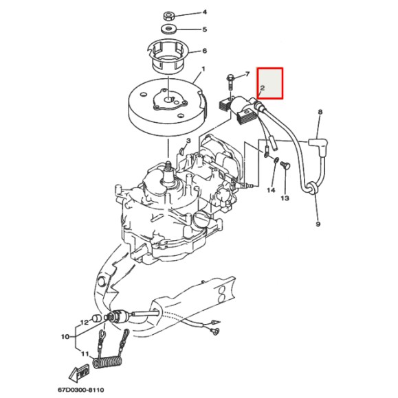 Коммутатор Yamaha F4 (PREMARINE2)