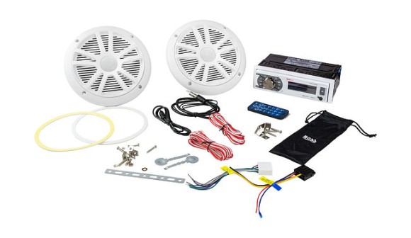 Морская акустика 1DIN BOSS MCK632WB.6 (комплект2)