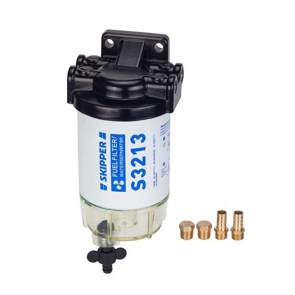 Фильтр-сепаратор 4T Skipper (с водосборником, S3213) с водосборником, малый Фильтр-сепаратор 4T Skipper (с водосборником, S3213) с водосборником, малый
