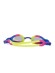 Очки для плавания Atemi, силикон (син/роз/желт), M105