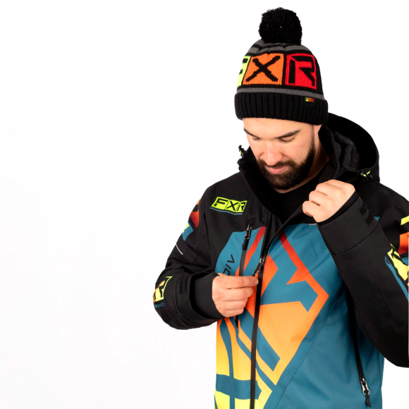 Комбинезон FXR CX F.A.S.T. с утеплителем Black/Steel/Inferno, L