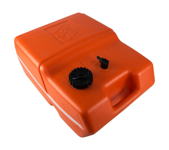 Бак топливный переносной без указателя уровня в комплекте с переходником "елочка", 29 л