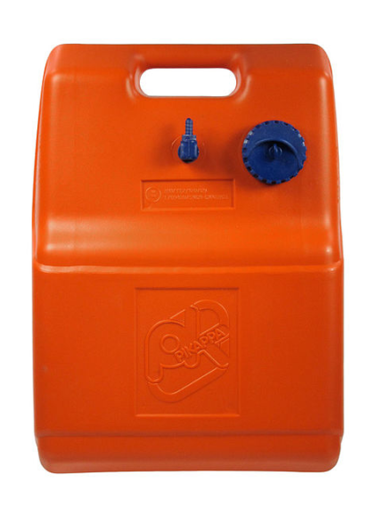 Бак топливный переносной без указателя уровня в комплекте с переходником "елочка", 29 л