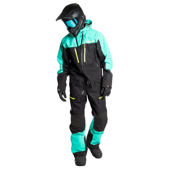 Комбинезон Jethwear Freedom с утеплителем Black/Mint, M Комбинезон Jethwear Freedom с утеплителем Black/Mint, M