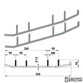 Конек лыжи 1840 Yamaha (без вставок)