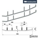 Конек лыжи 1840 Yamaha (без вставок)