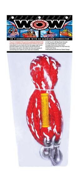 Фал буксировочный к транцу с поплавком для 4-х местных буксируемых кругов