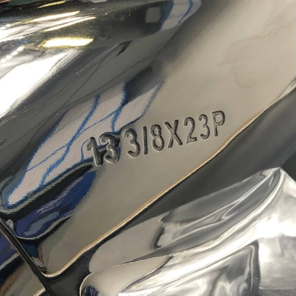 Гребной винт Yamaha 150-300, F150-F275, F300B Yanta (6G5-45976-01-98) (3x13 3/8x23) (Сталь) (Polasto