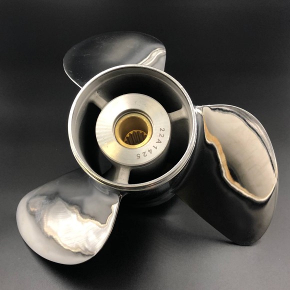 Гребной винт Yamaha 150-300, F150-F275, F300B Yanta (6G5-45976-01-98) (3x13 3/8x23) (Сталь) (Polasto