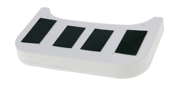 Накладной карман с сеткой 205х120х20 мм