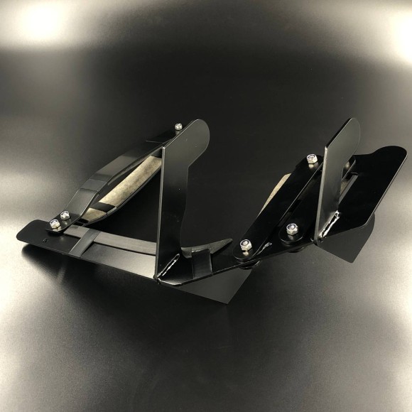 Защита редуктора Suzuki DT9.9-15, DF8-20A (Усиленная, черная)