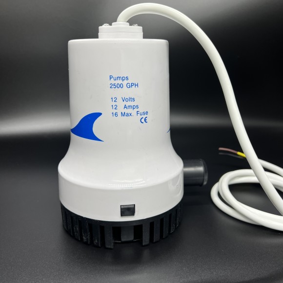 Помпа осушительная 2500GPH (12V) (9462.5 л/ч) (PREMARINE)