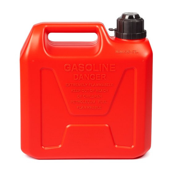 Канистра пластиковая для бензина SeaFlo Пластик, 5л Канистра пластиковая для бензина SeaFlo Пластик, 5л