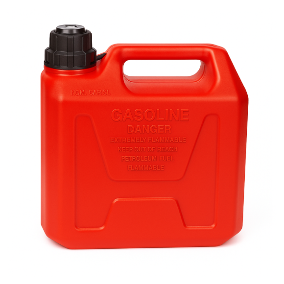 Канистра пластиковая для бензина SeaFlo Пластик, 5л Канистра пластиковая для бензина SeaFlo Пластик, 5л