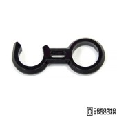 Крючок фиксатор трапа 22мм черный Крючок фиксатор трапа 22мм черный