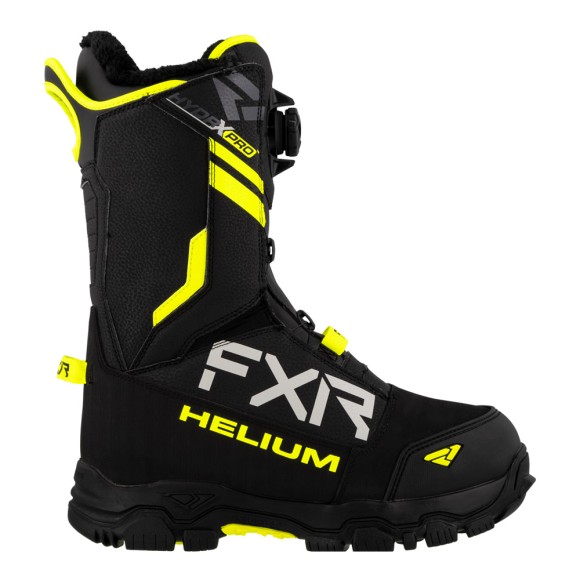 Ботинки FXR Helium BOA с утеплителем Black/Hi Vis, 8/10 Ботинки FXR Helium BOA с утеплителем Black/Hi Vis, 8/10