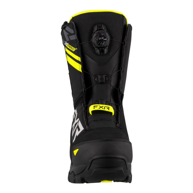 Ботинки FXR Helium BOA с утеплителем Black/Hi Vis, 8/10