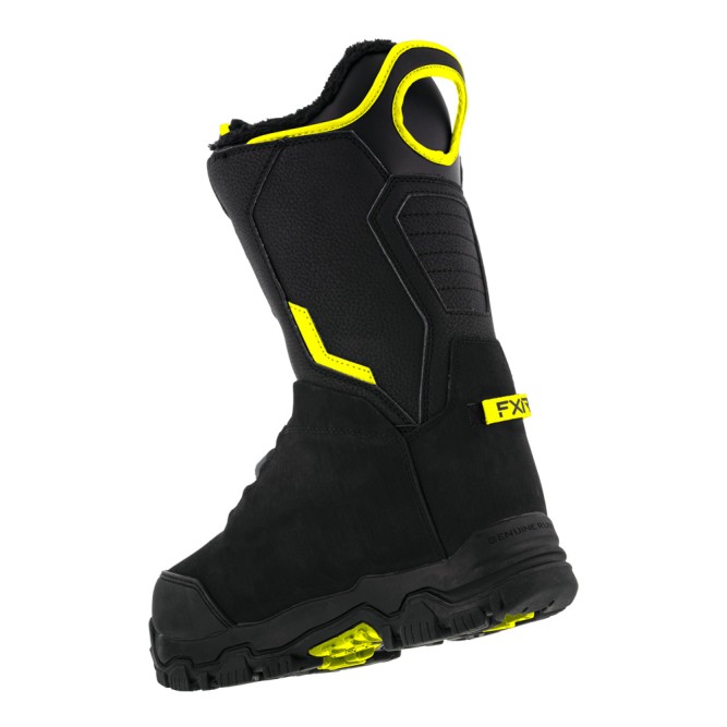 Ботинки FXR Helium BOA с утеплителем Black/Hi Vis, 8/10