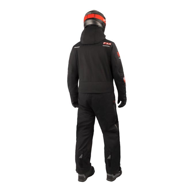 Комбинезон FXR Maverick F.A.S.T. с утеплителем Black/Red, XL