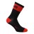 Носки SIXS Logo Black/Red, 44/47
