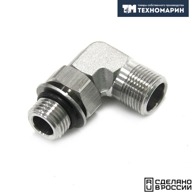 Угловой штуцер 90° 51T для рулевой помпы GP