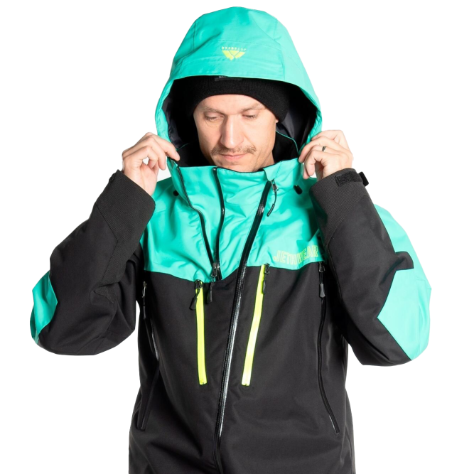 Комбинезон Jethwear Freedom с утеплителем Black/Mint, L