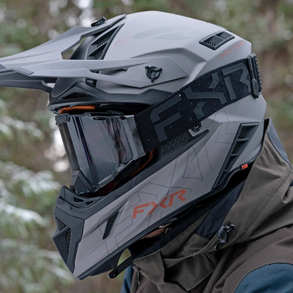 Шлем FXR Helium Prime Titanium/Kash, 2XL