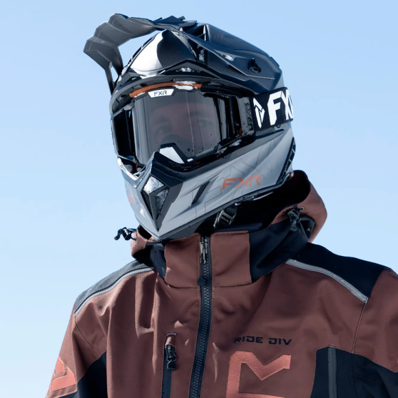 Шлем FXR Helium Prime Titanium/Kash, 2XL