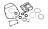 Ремкомплект редуктора Yamaha 40X, Omax
