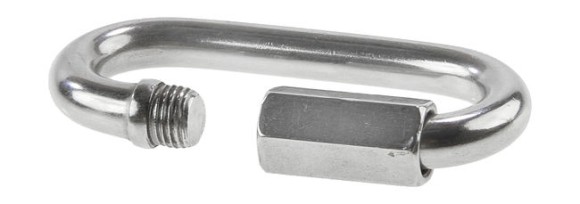 Звено соединительное быстроразъёмное 10 мм, нержавеющее Звено соединительное быстроразъёмное 10 мм, нержавеющее