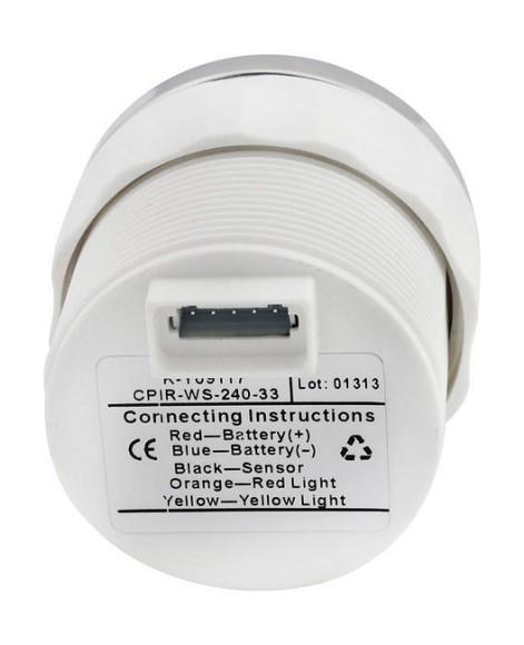 Указатель уровня топлива 240-33 Ом (US), белый циферблат, нержавеющий ободок, д. 52 мм, Marine Rocket Указатель уровня топлива 240-33 Ом (US), белый циферблат, нержавеющий ободок, д. 52 мм, Marine Rocket