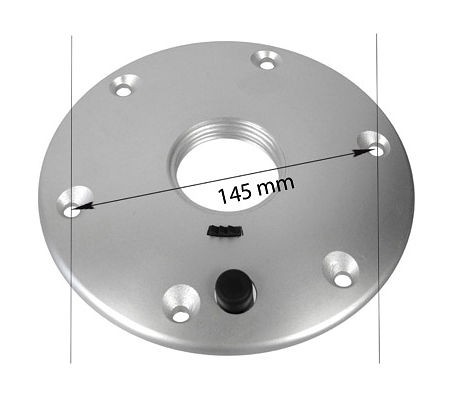 Стойка столешницы 675 мм вкручивается в основание, анодированный алюминий