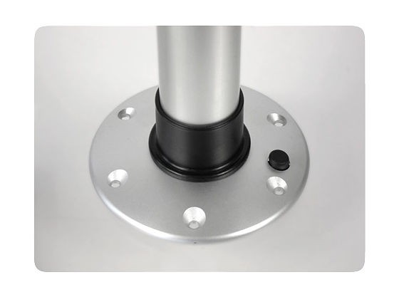 Стойка столешницы 675 мм вкручивается в основание, анодированный алюминий