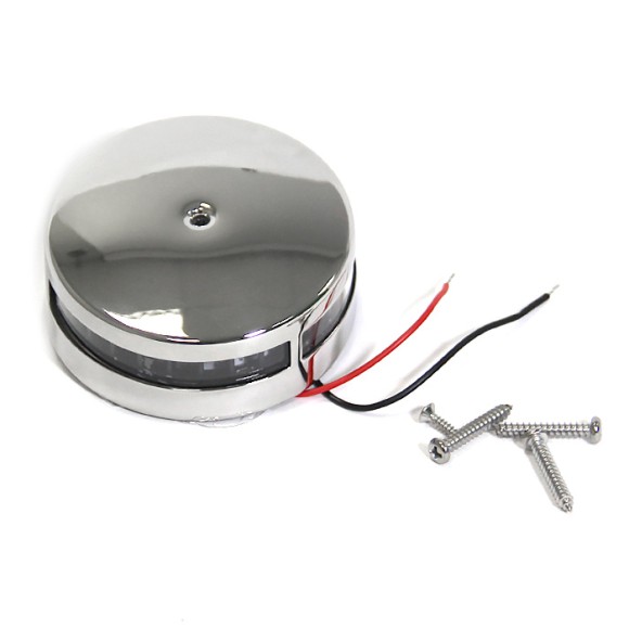 Огонь топовый светодиодный 76х33 мм, нержавеющая сталь Огонь топовый светодиодный 76х33 мм, нержавеющая сталь