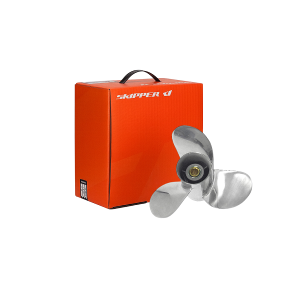 Винт гребной Skipper Ultima для Tohatsu 9.9-18HP нержавеющий, диаметр 9 1/4", шаг 10"
