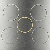 Кольца поршневые, комплект на один поршень Suzuki DF4-6 (STD) (Omax)