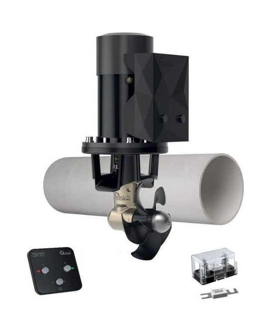 Подруливающее устройство Quick, D185mm, 55KGF, 12 В, (TCD2022 - TNL 1000mm)