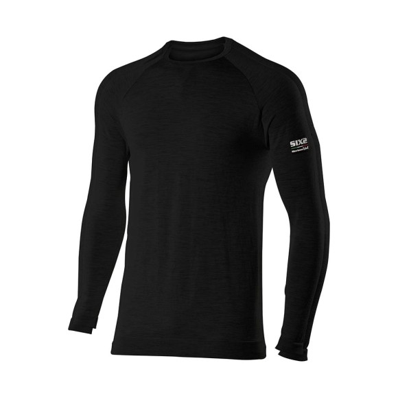 Термокофта SIXS TS2 MERINOS WOOL WOOL BLACK, S/M